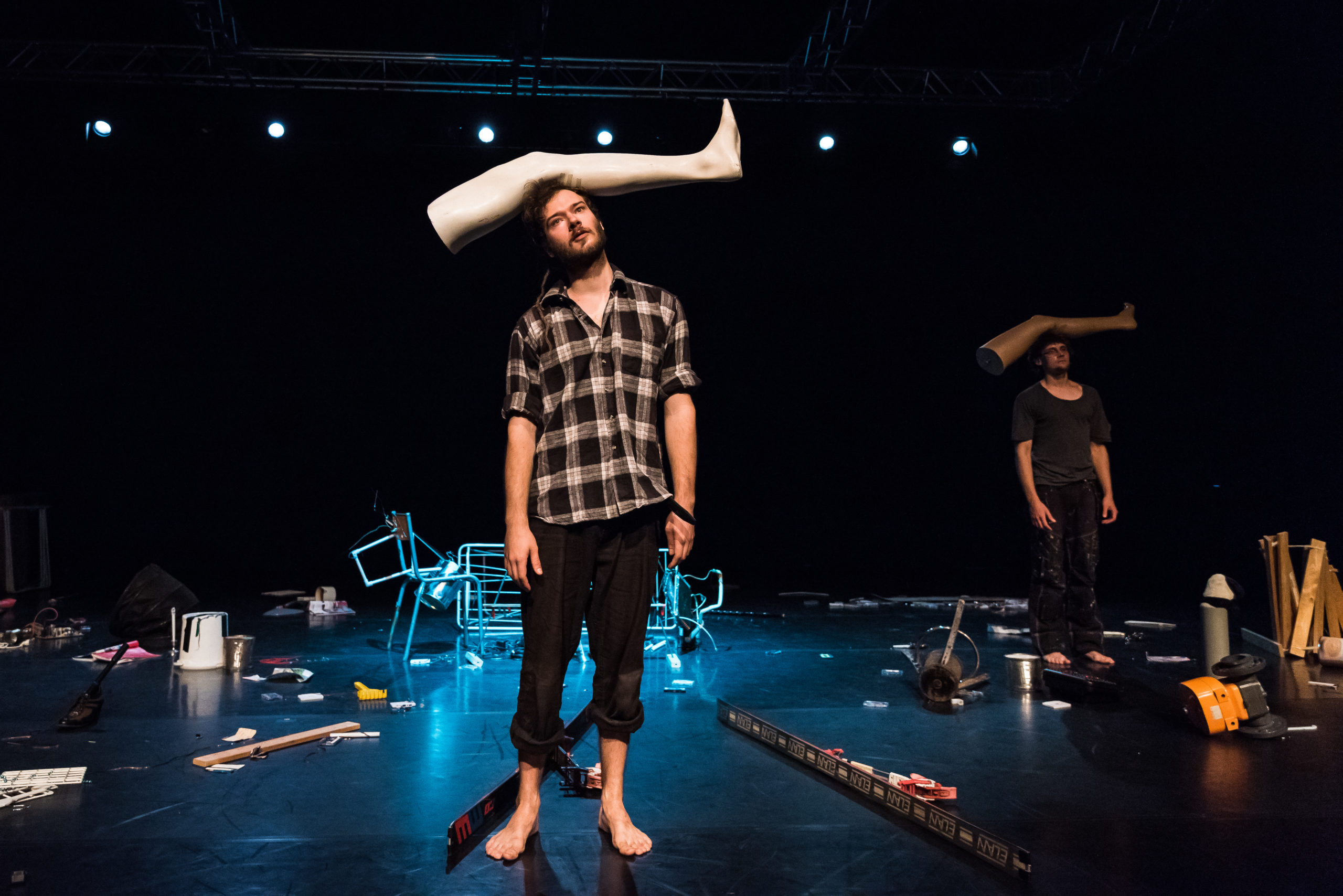 Neerpelt, Belgique, le 30 mai 2018. Mismo Nismo présente Noise Circus dans le cadre des preselections de Circus Next Platform.