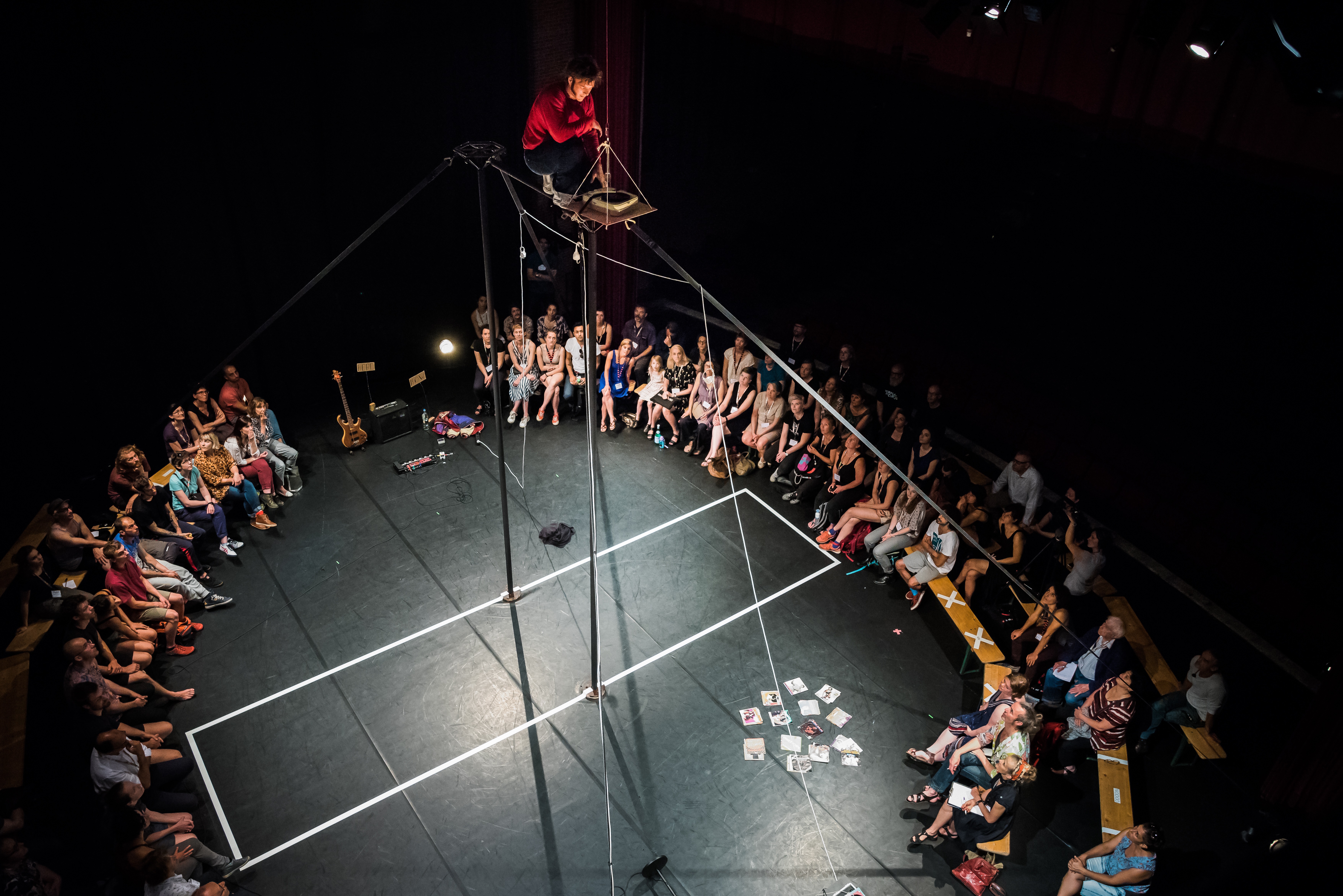 Neerpelt, Belgique, le 30 mai 2018. Monki Business présente Static dans le cadre des preselections de Circus Next Platform.